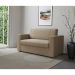 Sofá 2 Lugares Zoy Suede Bege