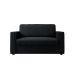 Sofá 2 Lugares Zoy Suede Preto