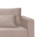 Sofá 3 Lugares Bahamas Suede Areia 200 cm