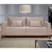 Sofá 3 Lugares Bahamas Suede Areia 230 cm