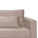 Sofá 3 Lugares Bahamas Suede Areia 230 cm