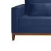 Sofá 3 Lugares Bahamas Suede Azul 200 cm