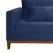 Sofá 3 Lugares Bahamas Suede Azul 230 cm