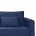 Sofá 3 Lugares Bahamas Suede Azul 230 cm