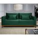 Sofá 3 Lugares Bahamas Suede Verde 230 cm