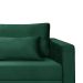Sofá 3 Lugares Bahamas Suede Verde 230 cm