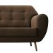 Sofá 3 Lugares Beegees Suede Marrom
