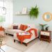 Sofá 3 Lugares Belgrado com Chaise Direito Linho Cru 230 cm