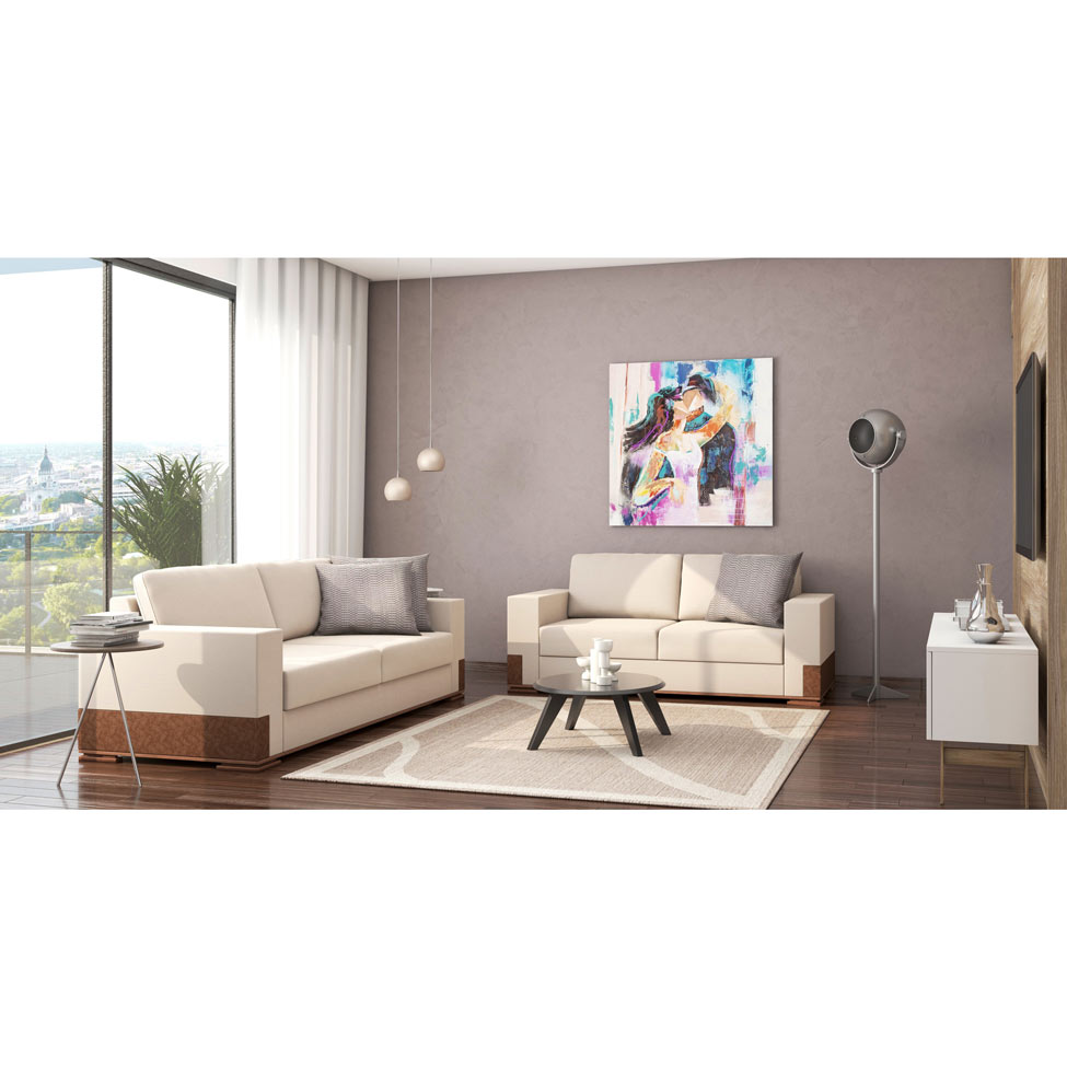 Sofá 3 Lugares Bretanha Linho Creme I