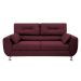 Sofá 3 Lugares Denver Suede Vinho