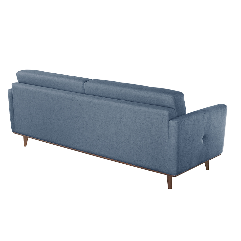 Sofá 3 Lugares Di Cavalcanti Azul 140 cm