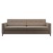 Sofá 3 Lugares Living Base de Madeira Linho Cotton Bege 210 cm