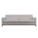 Sofá 3 Lugares Living Base de Madeira Linho Cotton Cru 210 cm