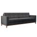Sofá 3 Lugares Living Base de Madeira Linho Cotton Grafite 210cm