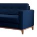 Sofá 3 Lugares Living Linho Cotton Azul Marinho 210 cm