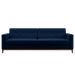 Sofá 3 Lugares Living Linho Cotton Azul Marinho 210 cm