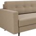 Sofá 3 Lugares Living Pé Palito Linho Cotton Bege 210 cm