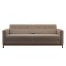 Sofá 3 Lugares Living Pés e Base em Madeira Linho Cotton Bege 180 cm
