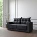 Sofá 3 Lugares Lubeck Suede Grafite 180 cm