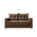 Sofá 3 Lugares Lubeck Suede Marrom 180 cm