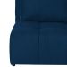 Sofá 3 Lugares Modular Soho Linho Azul Marinho