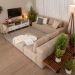 Sofá 3 Lugares Modular Soho Linho Bege