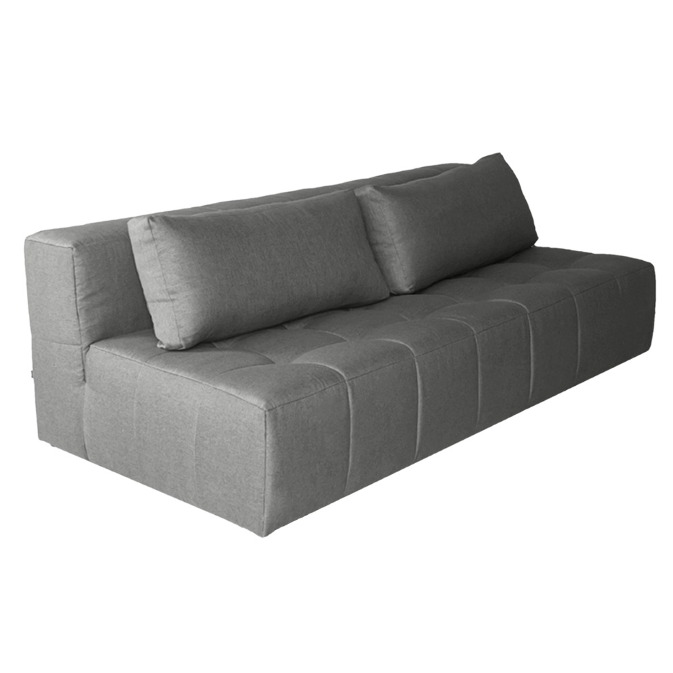 Sofá 3 Lugares Modular Soho Linho Cinza