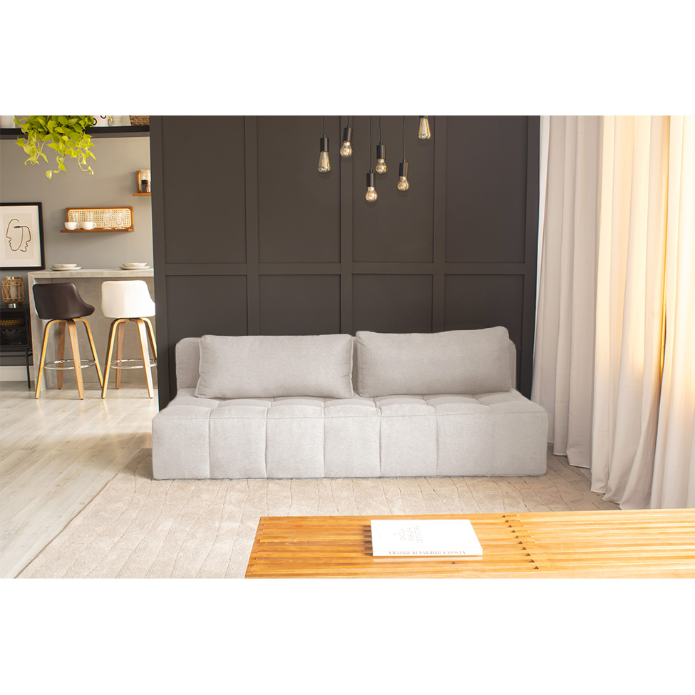 Sofá 3 Lugares Modular Soho Linho Cru