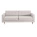Sofá 3 Lugares Pé Palito Living Linho Cotton Cru