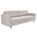 Sofá 3 Lugares Pé Palito Living Linho Cotton Cru