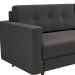 Sofá 3 Lugares Pé Palito Living Linho Cotton Grafite 180 cm