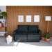 Sofá 3 Lugares Retrátil Berna Suede Grafite 180 cm