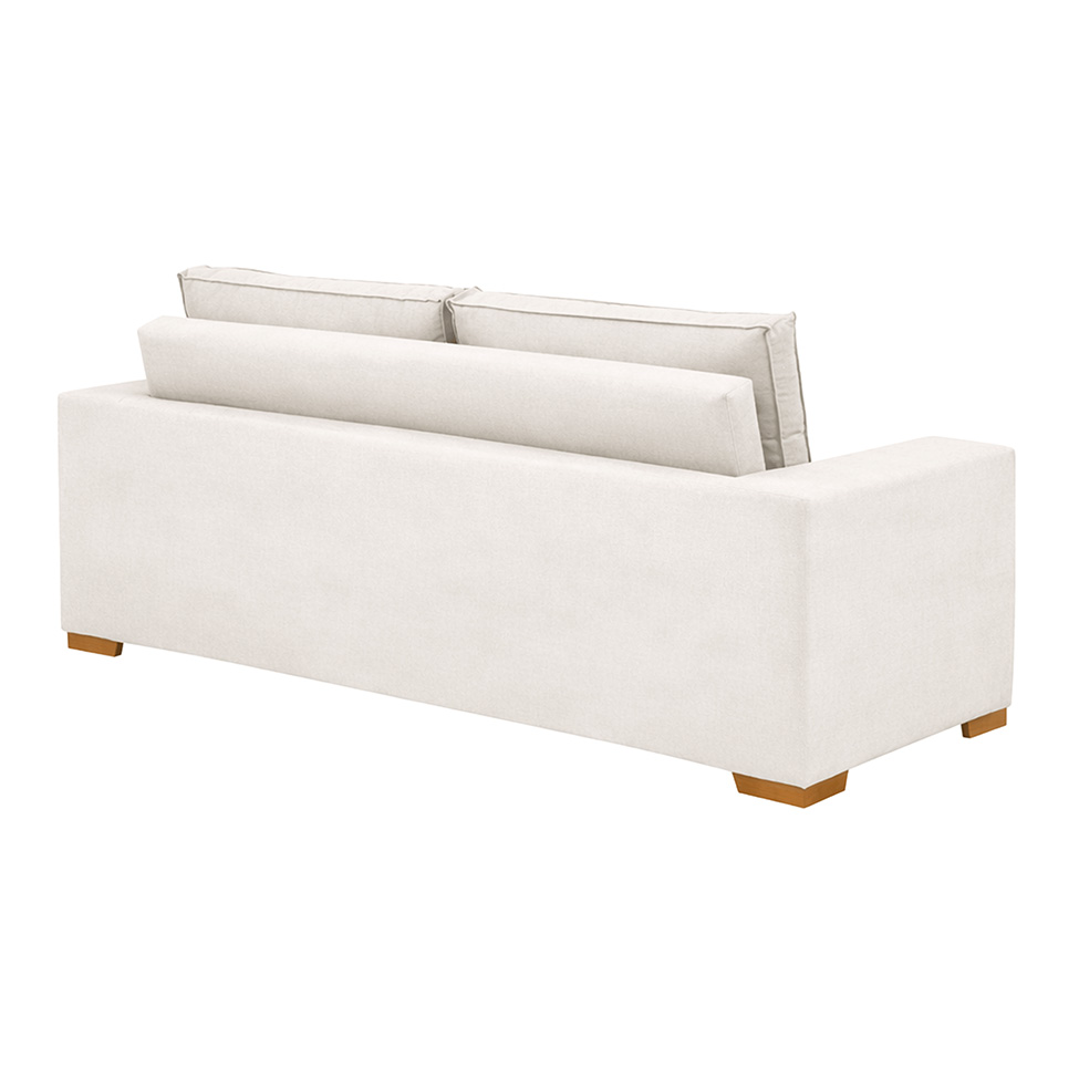 Sofá 3 Lugares Retrátil Classic Linho Cru