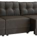 Sofá 3 Lugares Retrátil Lubeck II Suede Grafite 210 cm