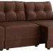 Sofá 3 Lugares Retrátil Lubeck II Suede Marrom 210 cm