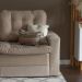 Sofá 3 Lugares Retrátil Lubeck Plush Suede Bege