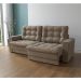 Sofá 3 Lugares Retrátil Lubeck Plush Suede Bege