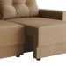 Sofá 3 Lugares Retrátil Lubeck Suede Bege 180 cm