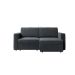 Sofá 3 Lugares Retrátil Zoy Suede Grafite