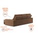 Sofá 3 Lugares Retrátil e Reclinável Baden Suede Marrom 230 cm