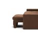 Sofá 3 Lugares Retrátil e Reclinável Baden Suede Marrom 230 cm