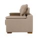 Sofá 3 Lugares Retrátil e Reclinável Baris com USB Linho Bege 230 cm