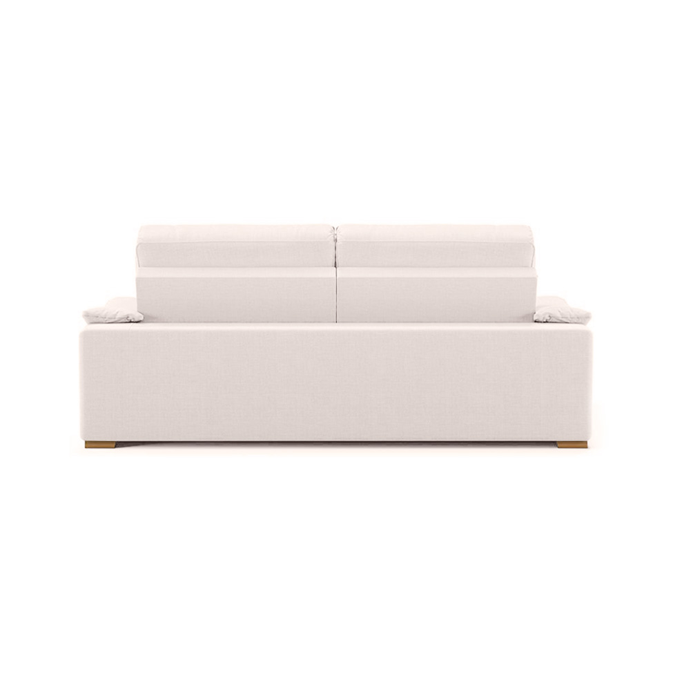 Sofá 3 Lugares Retrátil e Reclinável Lupin Linho Cru 180 cm