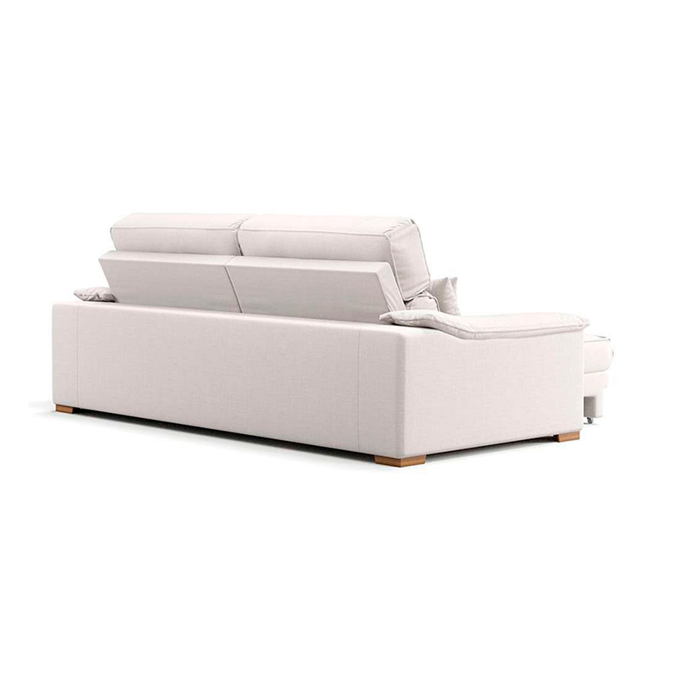 Sofá 3 Lugares Retrátil e Reclinável Lupin Linho Cru 180 cm
