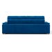 Sofá 3 Lugares Retrátil e Reclinável Lupin Velosuede Azul Marinho 214 cm