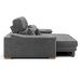 Sofá 3 Lugares Retrátil e Reclinável Lupin Velosuede Grafite 214 cm