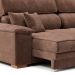 Sofá 3 Lugares Retrátil e Reclinável Lupin Velosuede Marrom 214 cm