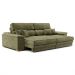 Sofá 3 Lugares Retrátil e Reclinável Lupin Velosuede Verde 214 cm