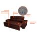Sofá 3 Lugares Retrátil e Reclinável Montevideo Suede Marrom