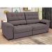 Sofá 3 Lugares Retrátil e Reclinável Piemont Suede Bege 230 cm